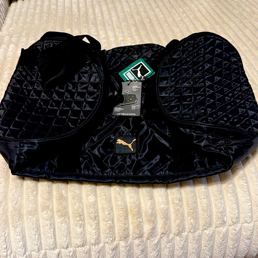 NWT Puma quilted duffle bag